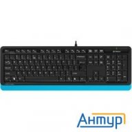 A-4tech Клавиатура + мышь A4 Fstyler F1010 Blue клав:черный/синий мышь:черный/синий Usb[1147546]