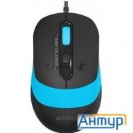 A-4tech Клавиатура + мышь A4 Fstyler F1010 Blue клав:черный/синий мышь:черный/синий Usb[1147546]