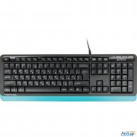 A-4tech Клавиатура + мышь A4 Fstyler F1010 Blue клав:черный/синий мышь:черный/синий Usb[1147546]