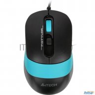 A-4tech Клавиатура + мышь A4 Fstyler F1010 Blue клав:черный/синий мышь:черный/синий Usb[1147546]