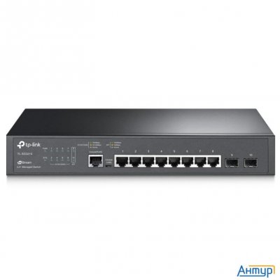 Tp-link Sg3210 Управляемый коммутатор Jetstream уровня 2+ с 8 гигабитными портами Rj45 и 2 портами S