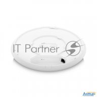 Точка доступа Ubiquiti Unifi 6 Ap Pro [u6-pro] 2.4+5 ГГц, Wi-fi 6, 4х4 Mu-mimo, 802.3at, 1х 1g Rj45