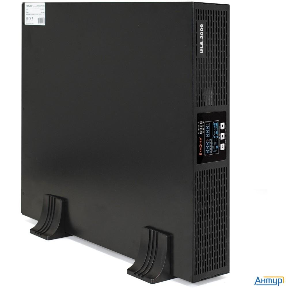 Exegate Ep285647rus ИБП On-line Exegate Powerexpert Uls-2000.lcd.avr.c13.usb.rs232.snmp.2u <2000va/2