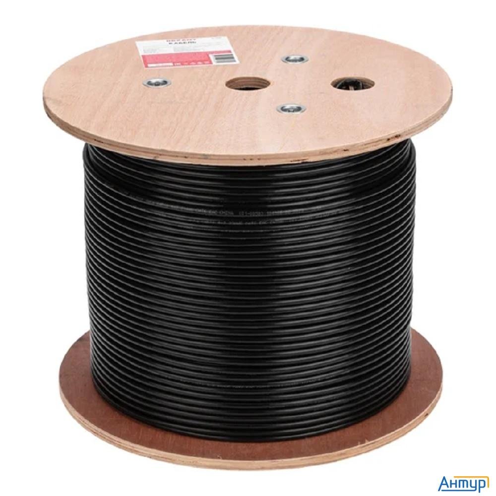 Rexant (01-0058) Кабель U/utp, Cat 6, Pe 4х2х0,57мм, 23awg, внешний, черный