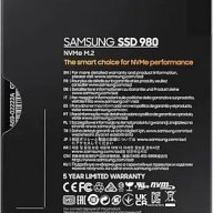 Ssd накопитель M.2 (pci-e Nvme) 1tb Samsung 980 (r3500/w3000mb/s) (mz-v8v1t0bw)