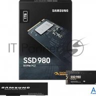 Ssd накопитель M.2 (pci-e Nvme) 1tb Samsung 980 (r3500/w3000mb/s) (mz-v8v1t0bw)
