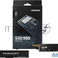 Ssd накопитель M.2 (pci-e Nvme) 1tb Samsung 980 (r3500/w3000mb/s) (mz-v8v1t0bw)