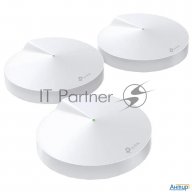 Маршрутизатор Tp-link Tp-link Deco M5(3-pack) Ac1300 Домашняя Wi-fi система, чипсет Qualcomm, два ди