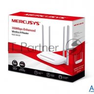 Беспроводный маршрутизатор Mercusys Mw325r, 300Мбит/с,  4 порта 100 Мбит/с, 4 фиксированных антенны