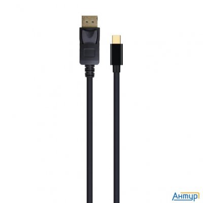 Кабель Minidp<->dp Cablexpert Ccp-mdp2-6 , 20m/20m, V.1.2, 4k, 1.8м, черный, позол.разъемы, пакет