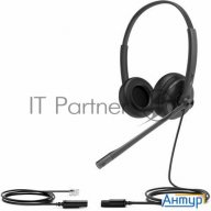 Гарнитура Yealink Yhs34 Dual Дуо, Проводная, Hd звук, Qd, Rj9, шт
