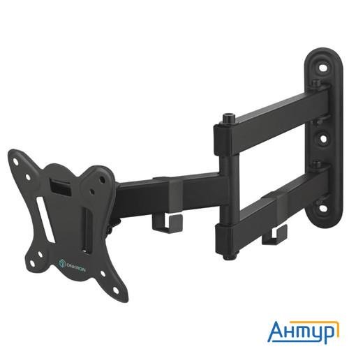 Onkron Basic R4 чёрный Для телевизоров диагональю 10"-27" Максимальная нагрузка: 25 кг Vesa: 75х75,