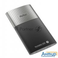 Внешний накопитель Ssd External Netac 250gb Z9 <nt01z9-250g-32bk> (usb3.2, Up To 550/480mbs, 90х47.5