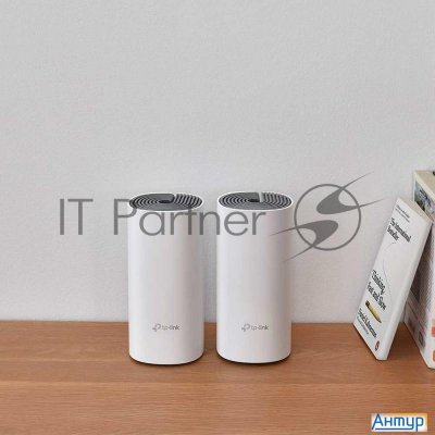 Роутер Tp-link Deco E4(2-pack) Ac1200 Домашняя Mesh Wi-fi система