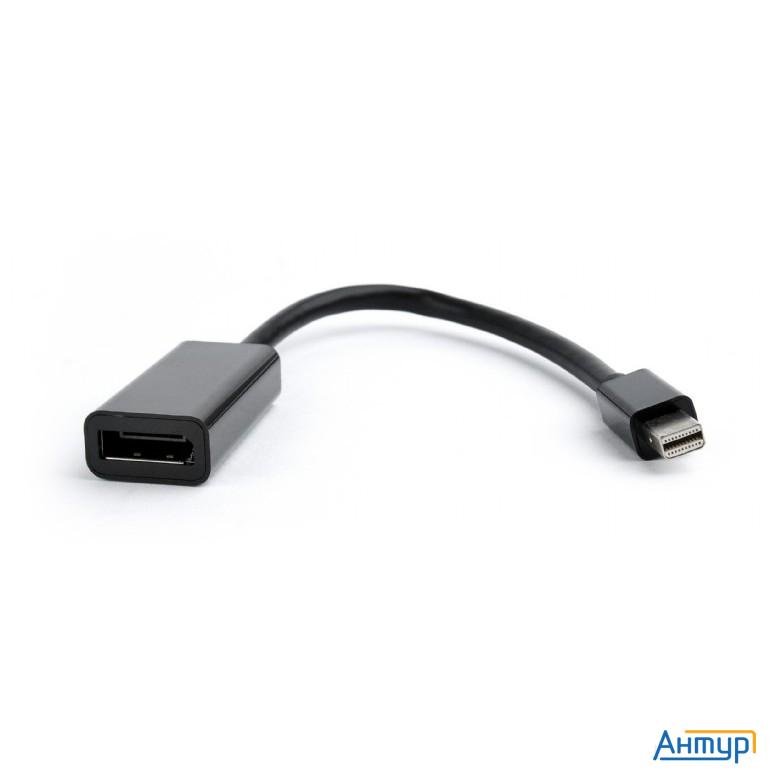 Cablexpert Переходник Minidisplayport - Displayport, 20m/20f, длина 16см, черный (a-mdpm-dpf-001)