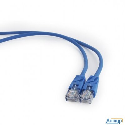 Cablexpert Патч-корд Utp Pp12-5m/b кат.5е, 5м, литой, многожильный (синий)