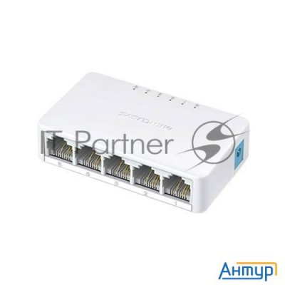 Коммутатор Mercusys Ms105, 5 портов Ethernet 100 Мбит/с