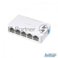 Коммутатор Mercusys Ms105, 5 портов Ethernet 100 Мбит/с