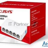 Коммутатор Mercusys Ms105, 5 портов Ethernet 100 Мбит/с