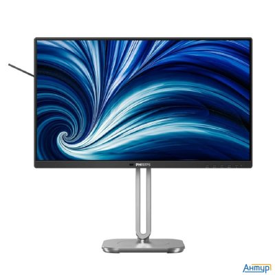Lcd Philips 23.8" 24b2n4200/00 Black с поворотом экрана (ips, 1920x1080, 120hz, 4 Ms, 178°/178°, 300