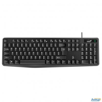 Клавиатура Genius Smart Kb-117, {Черный, проводная, Usb, 104 клавиши, защита от проливаний, регулиро