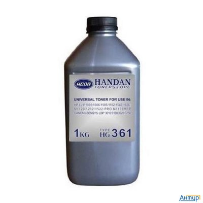 Handan Тонер универсальный для Hp Lj P1005/p1006, Тип Hg361, 1 кг, канистра