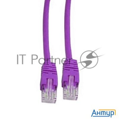 Патч-корд Utp Cablexpert кат.5e, 5м, литой, многожильный (фиолетовый)