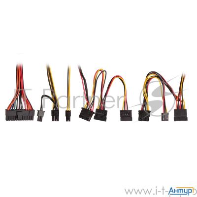 Exegate Ex244554rus Блок питания 450w Exegate Un450, Atx, 12cm Fan, 24+4pin, 6pin Pci-e, 4*sata, 1*f