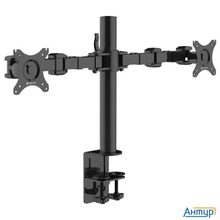 Onkron D221e чёрный {Для экранов с диагональю 10"-32" каждый Максимальная нагрузка: 18кг (2х9кг) Ves