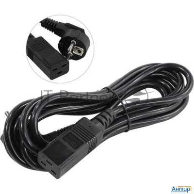 Exegate Ep280670rus Кабель питания Exegate Power Pc19-3p (Евровилка Schuko->С19) Vde-250v-3*1.5mm2,