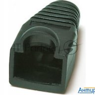 Изолирующий колпачок Hyperline Boot-bk-10 для разъемов Rj-45, черный (10 шт.)
