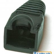 Изолирующий колпачок Hyperline Boot-bk-10 для разъемов Rj-45, черный (10 шт.)
