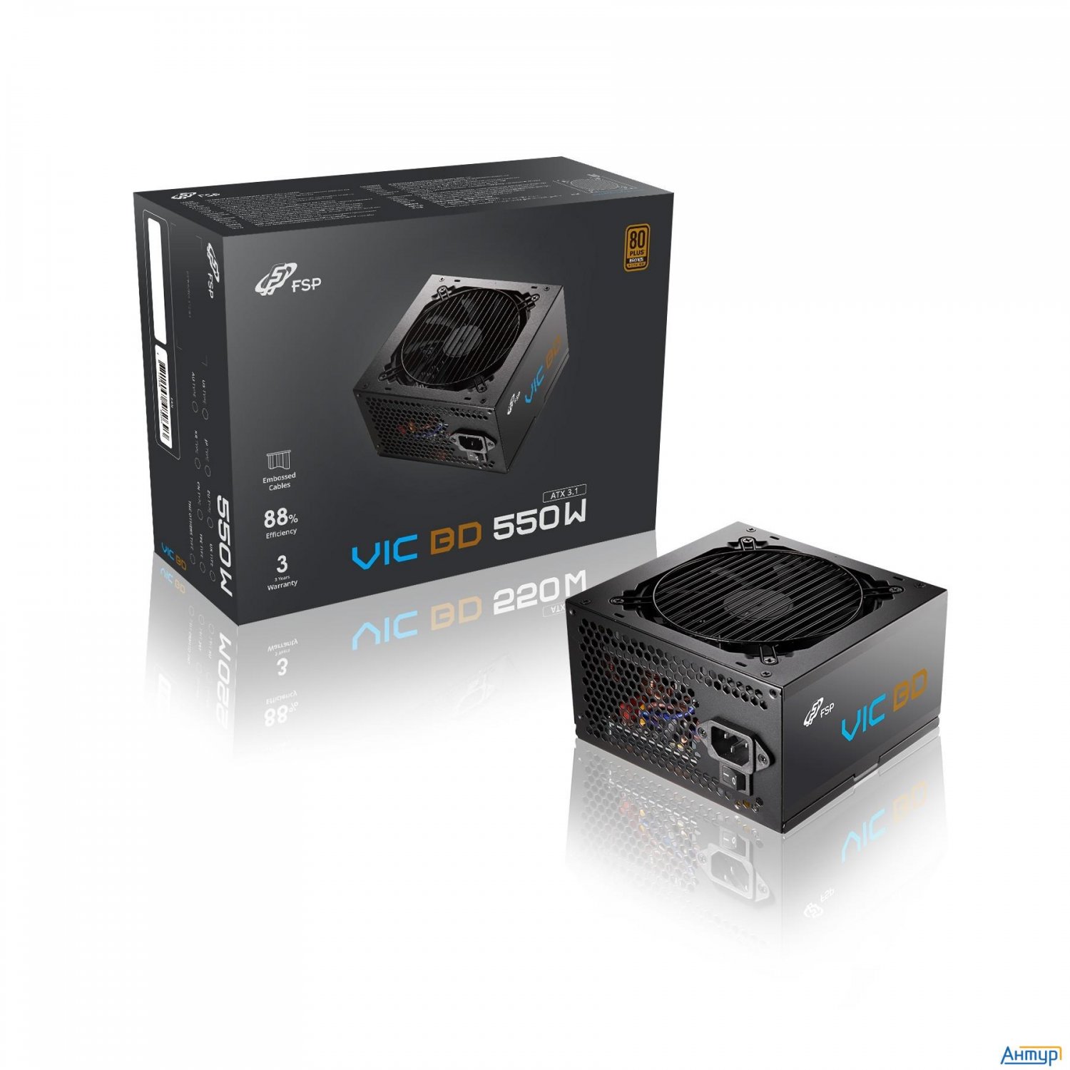 Блок питания Fsp Vic-550bd Atx 550w, 80+ Bronze (poa5500102)