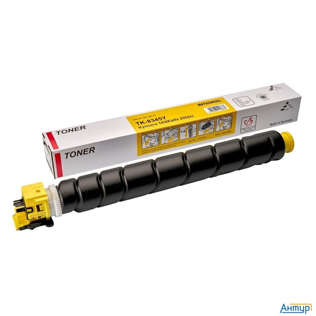 Integral  Tk-8345y  Тонер-картридж для  kyocera  Taskalfa  2552ci/2553ci (12000 стр.)  желтый, с чип
