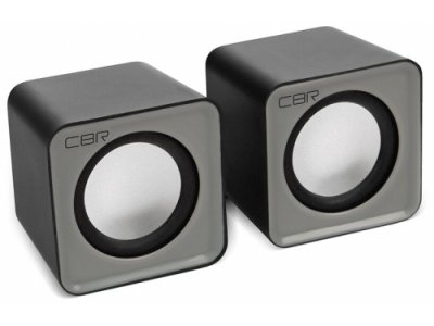 Cbr Cms 90 Grey, Акустическая система 2.0, питание Usb, 2х3 Вт (6 Вт Rms), материал корпуса пластик,