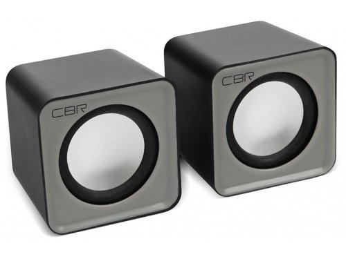Cbr Cms 90 Grey, Акустическая система 2.0, питание Usb, 2х3 Вт (6 Вт Rms), материал корпуса пластик,