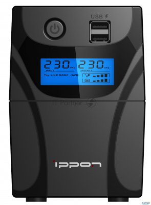 Источник бесперебойного питания Ippon Back Power Pro Ii 800 480Вт 800ВА черный