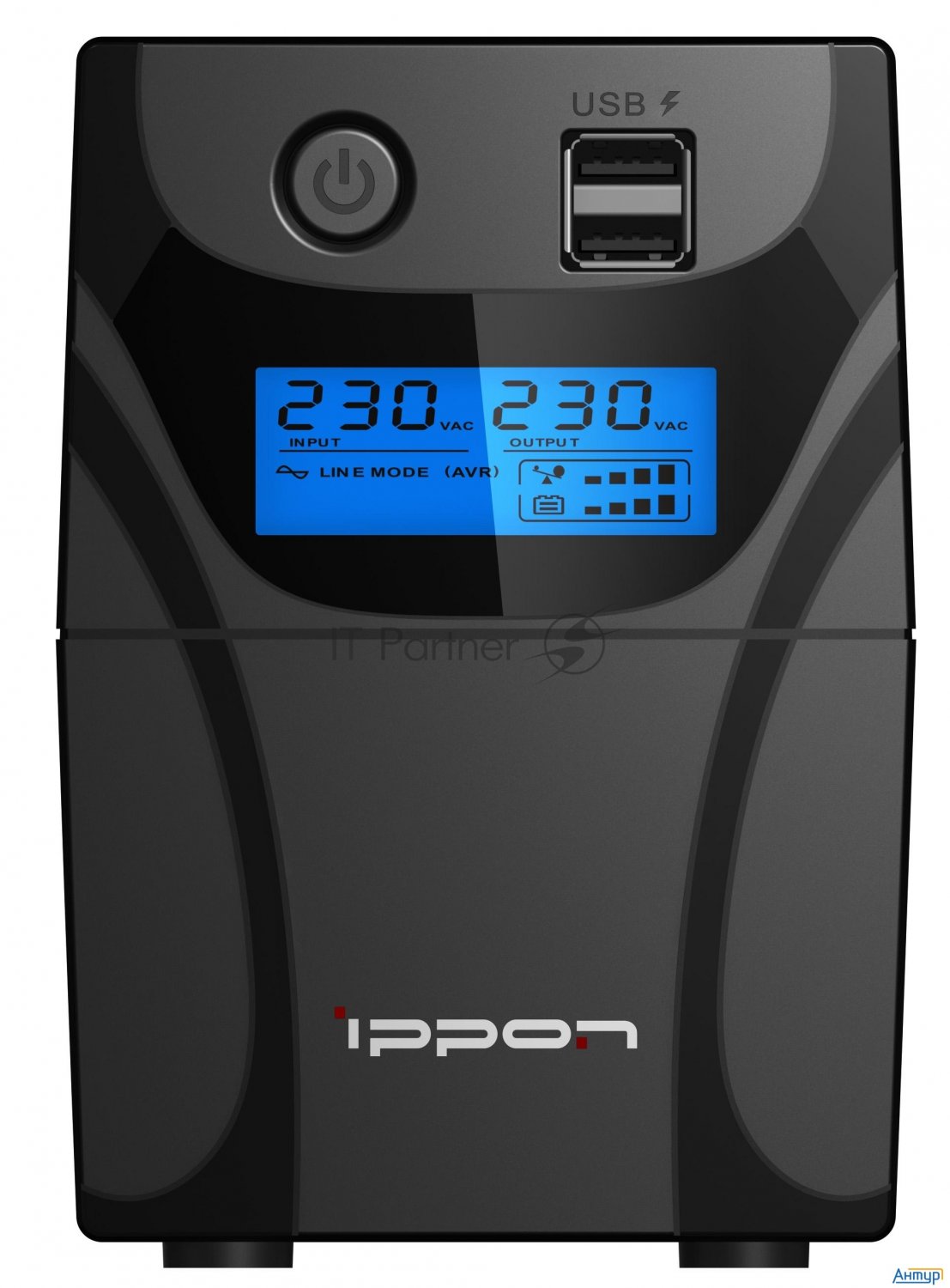 Источник бесперебойного питания Ippon Back Power Pro Ii 800 480Вт 800ВА черный