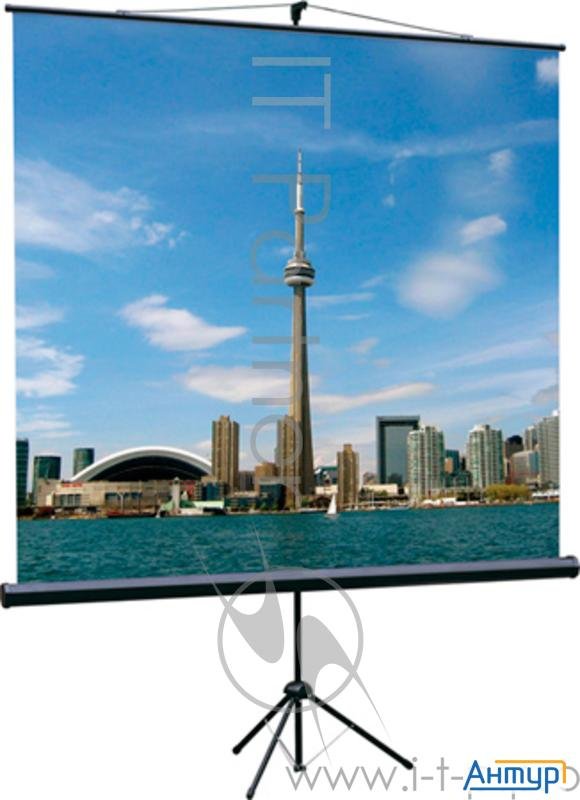 Экраны Lumien Lumien Экран на треноге 180x180 см Eco View Lev-100102 1:1 с возможностью настенного к