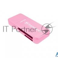 Считыватель карты памяти Transcend All In1 Multi Card Reader, Pink