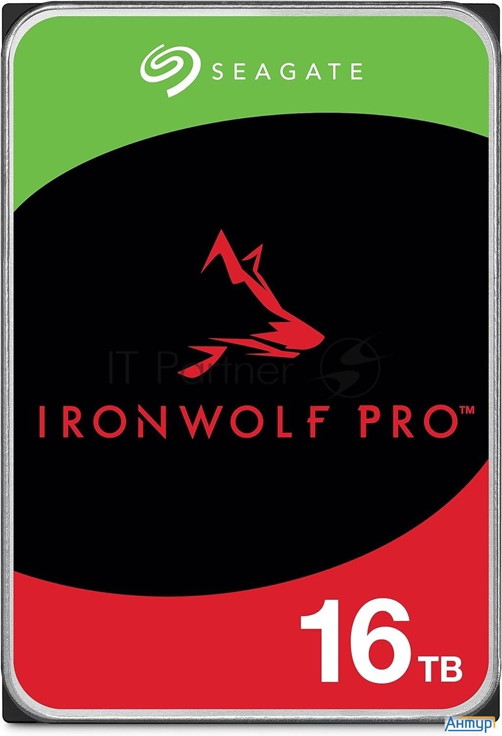 Жесткий диск Seagate Sata-iii 16tb St16000nt001 Nas Ironwolf Pro 512e (7200rpm) 256mb 3.5"