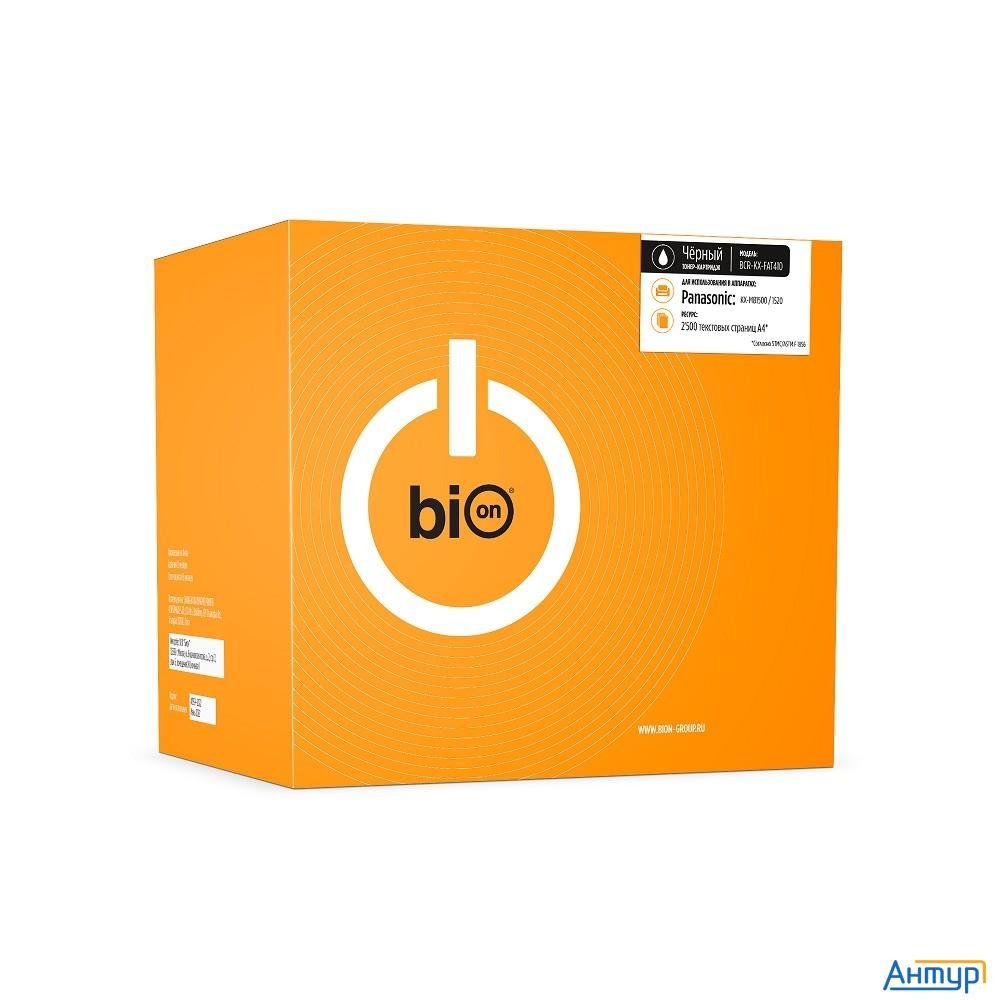 Bion Kx-fat410 Картридж для Panasonic Kx-mb1500/1507/1520 (2500  стр.), Черный, с чипом