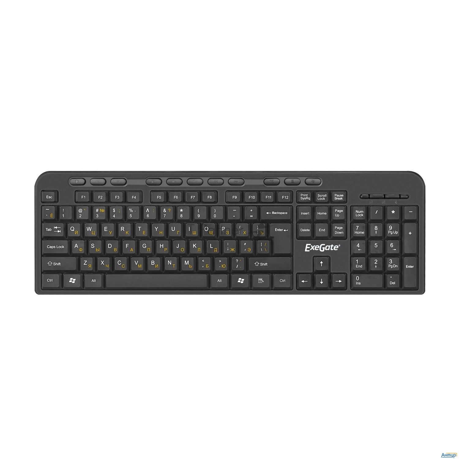 Клавиатура Exegate Ex286177rus Multimedia Professional Standard Ly-500m (usb, полноразмерная, 115кл.