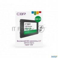 Cbr Ssd-960gb-2.5-lt22, Внутренний Ssd-накопитель, серия "lite", 960 Gb, 2.5", Sata Iii 6 Gbit/s, Sm