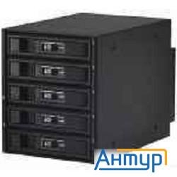 Procase L3-305-sata3-bk {hot-swap корзина 5 Sata3/sas 6gb, черный, с замком, Hotswap Aluminium Mobie