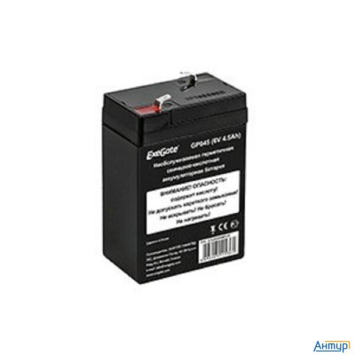 Exegate Ex282948rus Аккумуляторная батарея Gp645 (6v 4.5ah, клеммы F1)