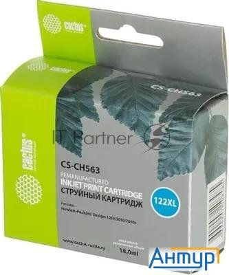Картридж струйный Cactus Cs-ch563 №122xl черный (18 мл.) для Hp Deskjet 1050/2050/2050s