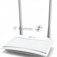 Роутер беспроводной Tp-link Tl-wr820n N300 10/100base-tx белый