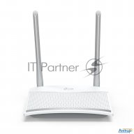 Роутер беспроводной Tp-link Tl-wr820n N300 10/100base-tx белый