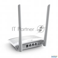 Роутер беспроводной Tp-link Tl-wr820n N300 10/100base-tx белый